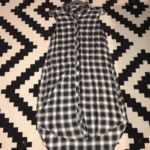 Plaid Sleeveless Top